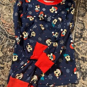 Disney Mickey Mouse Kids Pajama Set - Navy and Red